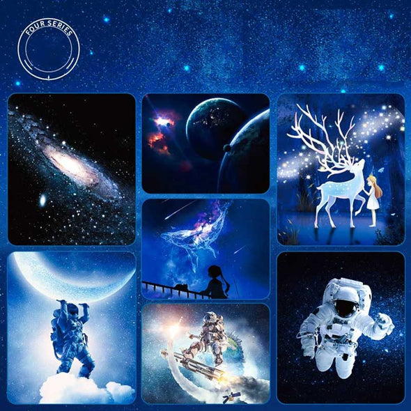 32 In1 Bluetooth Galaxy Lights Projector Starry Sky Night Light Lamp Gift Party Relaxing Northern Lights Home Decor