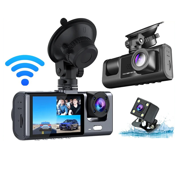 Dash Cam For Cars W/ IR Night Vision Loop Recording Camera 2” IPS Screen 1080P DVR Recorder