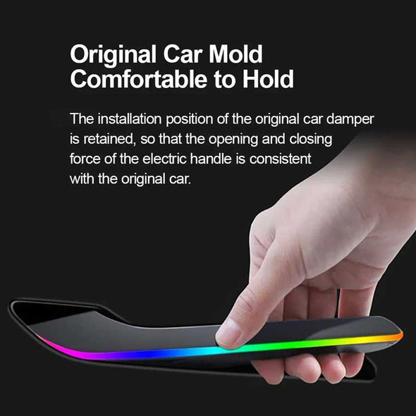 Tesla Automatic Electric Door Handles LED Smart Wireless Handlebars for Tesla Model Y/ 3/ 3 Highland Parts accessories Last generation