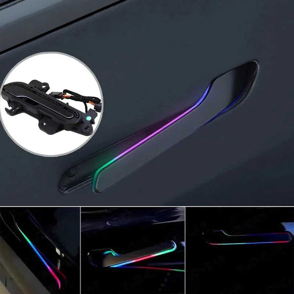 Tesla Automatic Electric Door Handles LED Smart Wireless Handlebars for Tesla Model Y/ 3/ 3 Highland Parts accessories Last generation