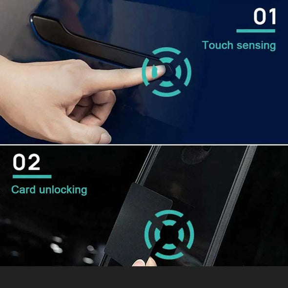 Tesla Automatic Electric Door Handles LED Smart Wireless Handlebars for Tesla Model Y/ 3/ 3 Highland Parts accessories Last generation