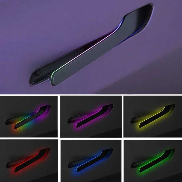 Tesla Automatic Electric Door Handles LED Smart Wireless Handlebars for Tesla Model Y/ 3/ 3 Highland Parts accessories Last generation