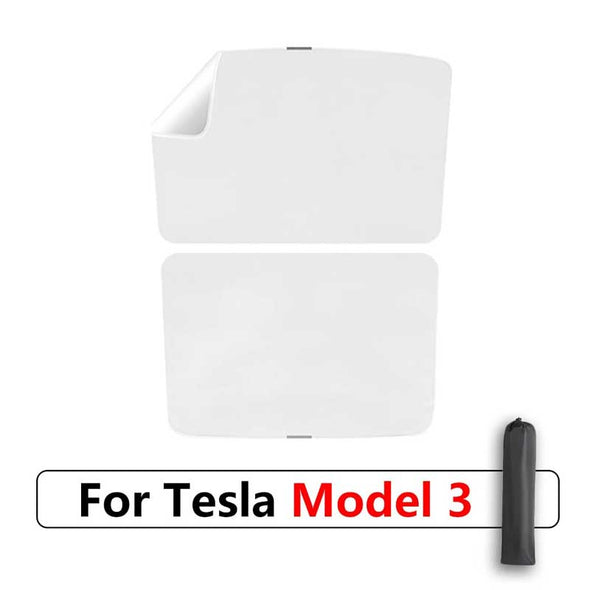 Sunshade For Tesla Model 3 Model Y Electrostatic Adhesion Sunroof Covers