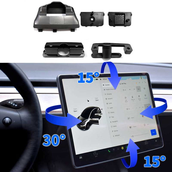 Tesla Screen Swivel Mount Four Directions Tilt Display Monitor Rotate for Tesla Model Y/ 3/ 3 Highland