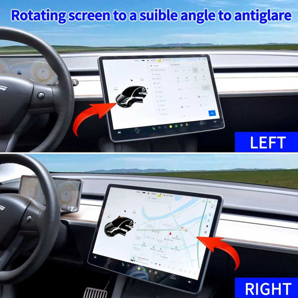 Tesla Screen Swivel Mount Four Directions Tilt Display Monitor Rotate for Tesla Model Y/ 3/ 3 Highland