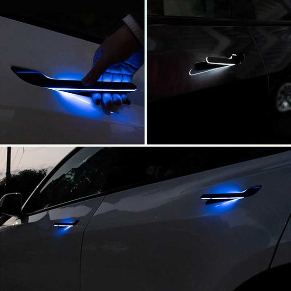 Tesla Automatic Electric Door Handles LED Smart Wireless Handlebars for Tesla Model Y/ 3/ 3 Highland Parts accessories Last generation